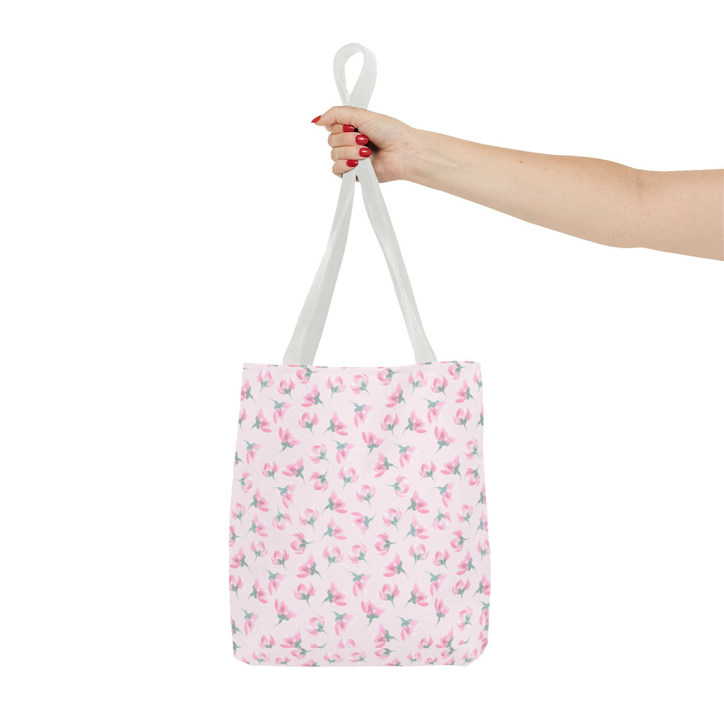 Customizable: Chic Floral Tote Bag, Versatile Shopping Bag, Pretty Grocery Tote, Cute Beach Bag, Stylish Gift for Her