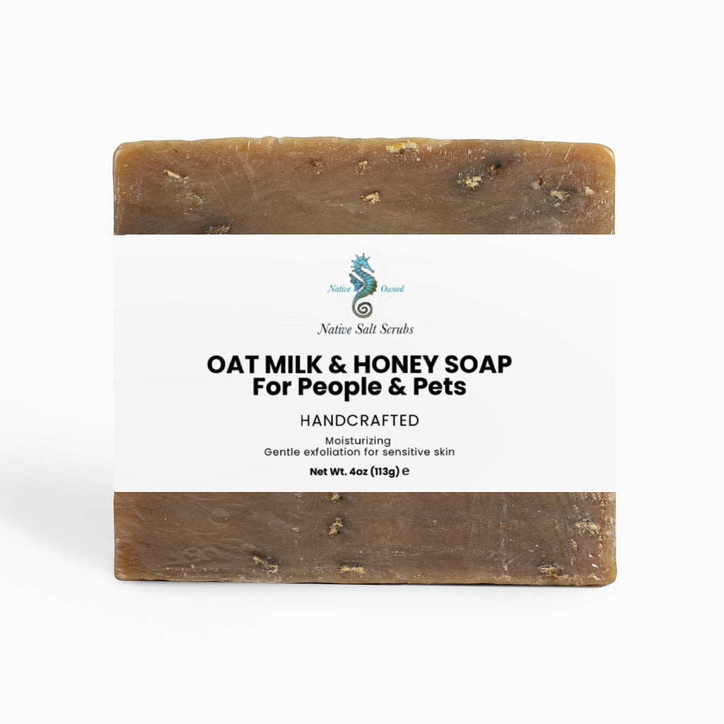 Oat Milk Honey Soap — Gentle Bar Soap for People & Pets