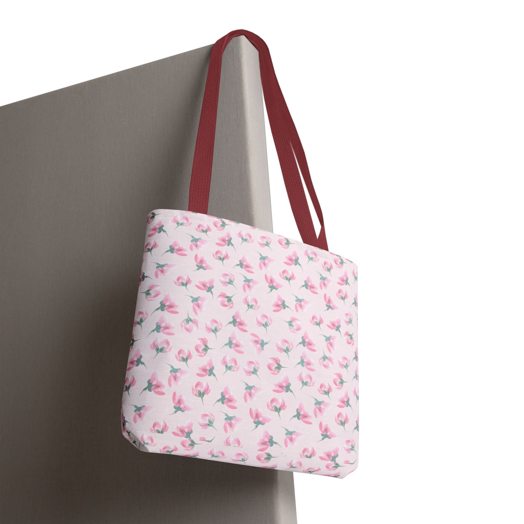 Customizable: Chic Floral Tote Bag, Versatile Shopping Bag, Pretty Grocery Tote, Cute Beach Bag, Stylish Gift for Her