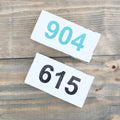 Mini Area Code Sign