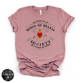 Queen of Hearts Society Tee | Romantic Gothic Graphic T-Shirt