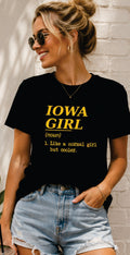 Iowa Girl Definition Graphic Tee, Tshirt, Top