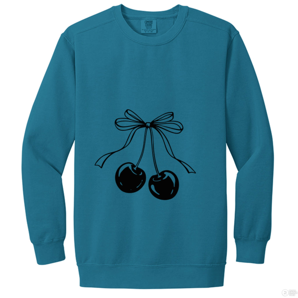 Customizable: Coquette Cherry Crewneck Sweatshirt