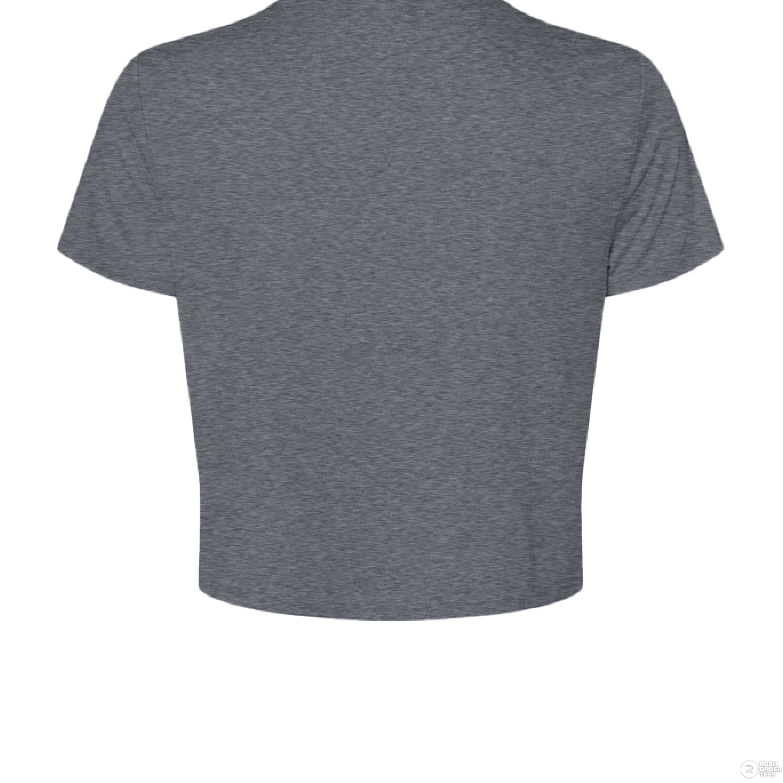 Customizable: Orange Coquette Bow Flowy Cropped T-Shirt
