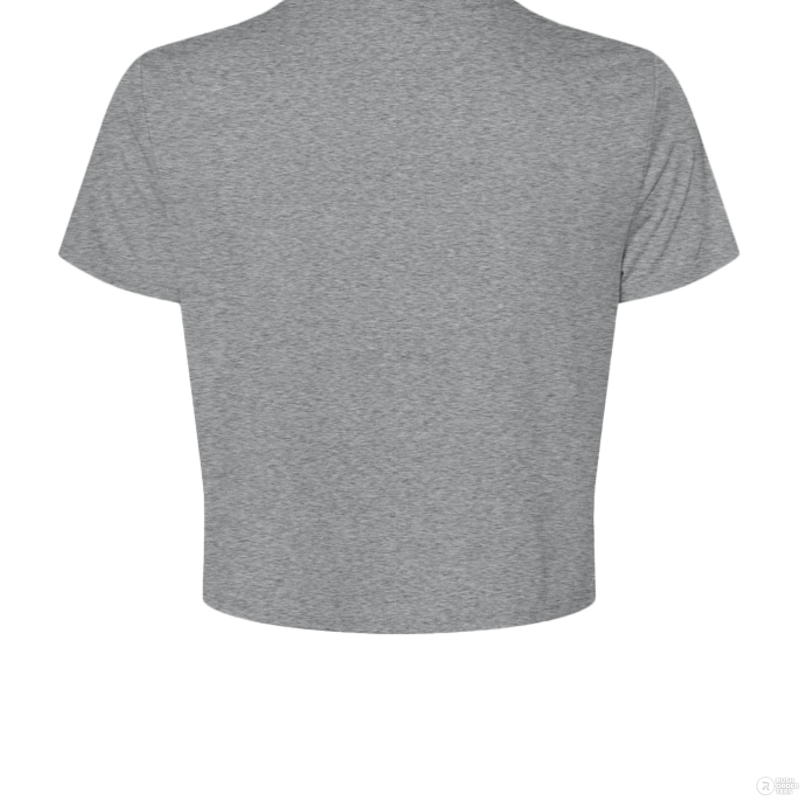 Customizable: Blue Coquette Flowy Cropped T-Shirt