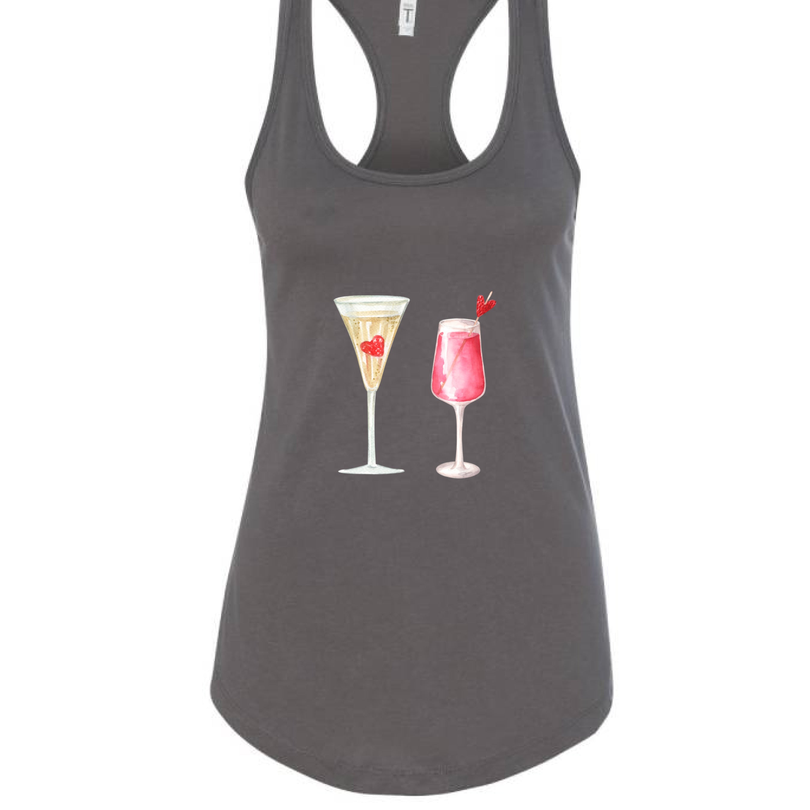 Customizable: Celebratory Drinks Racerback Tank