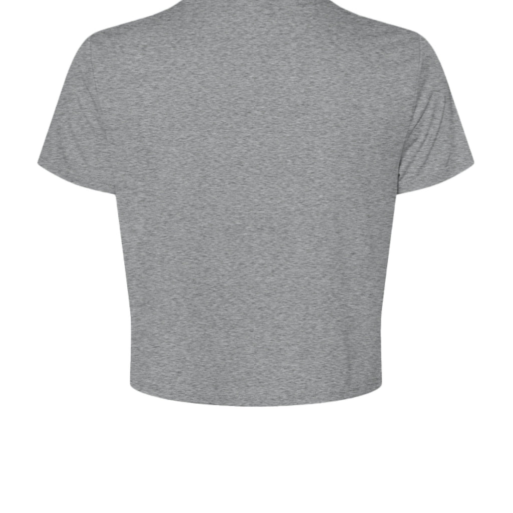 Customizable: Gingham Tri-Star Flowy Cropped Tee