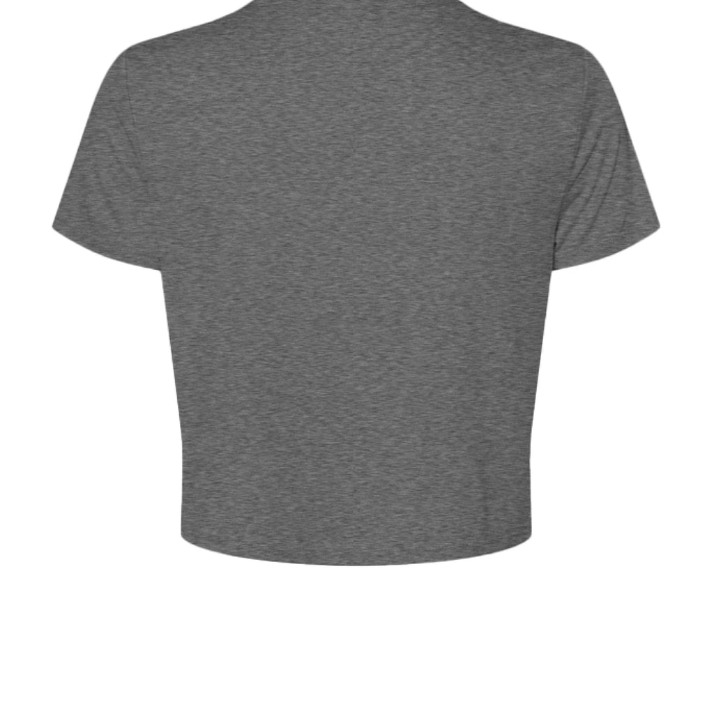 Customizable: Gingham Tri-Star Flowy Cropped Tee