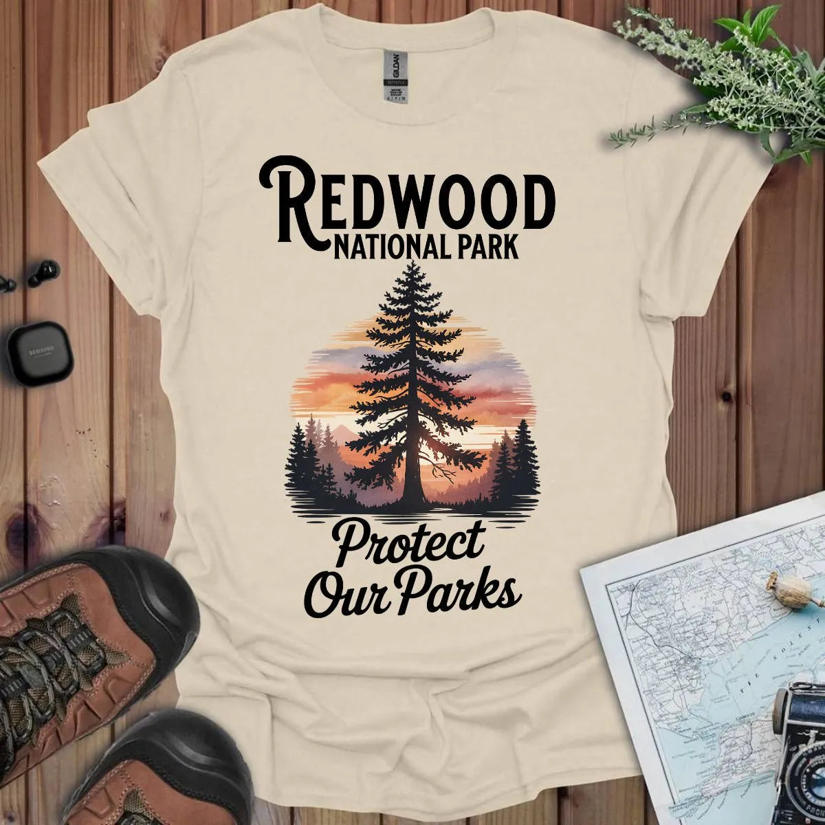 Protect Our Parks Redwood T-Shirt