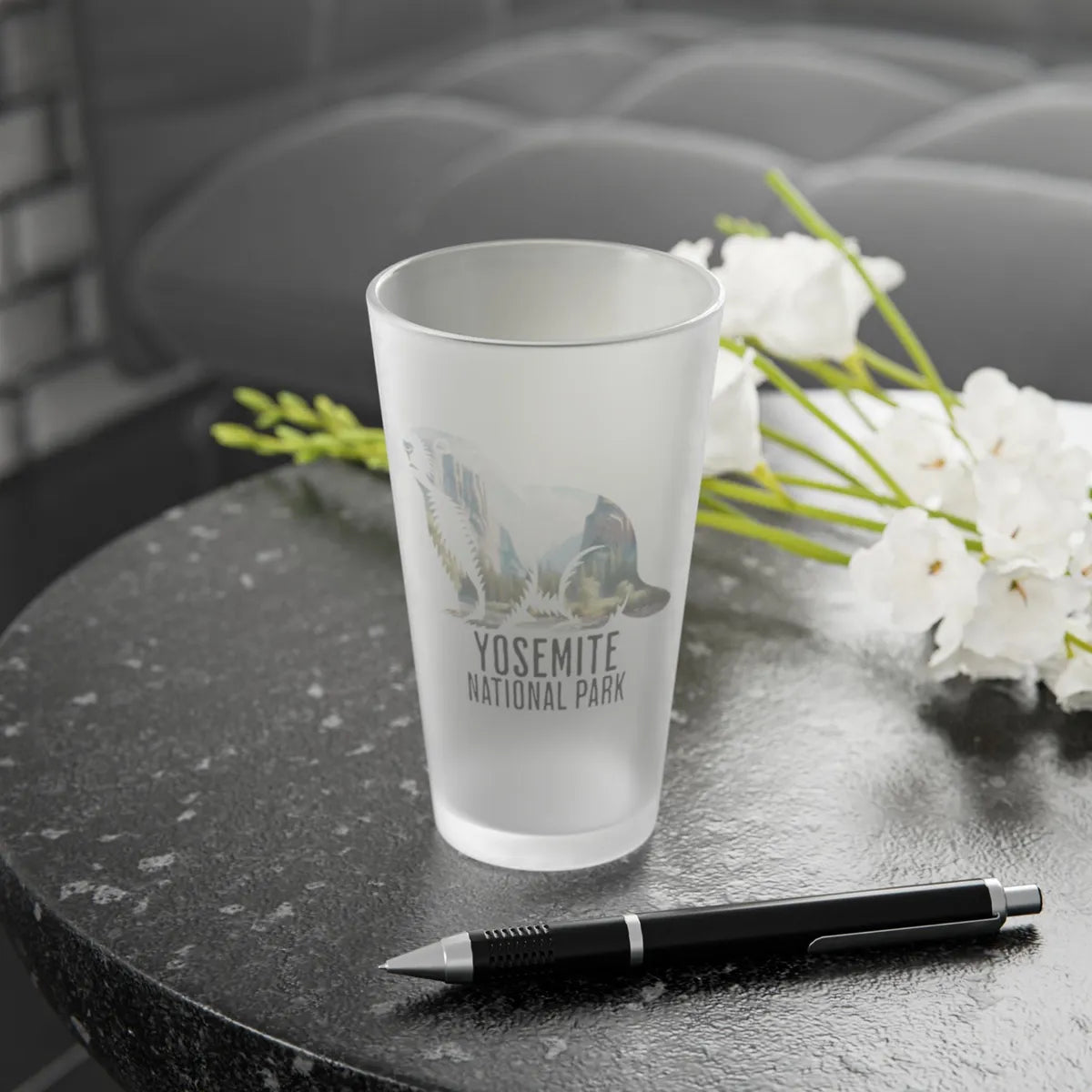 Yosemite Valley Marmot Frosted Pint